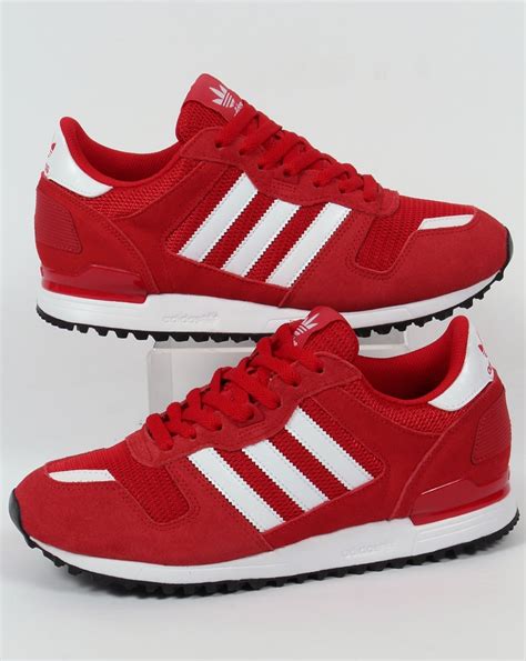 Adidas ZX700 trainers Red, White ,Retro Runners, sneakers | 80s Casuals