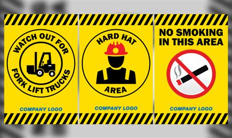 Design safety sign poster for your factory by Tunaman | Fiverr