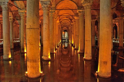 Columns of Basilica Cistern, Istanbul (Illustration) - World History Encyclopedia