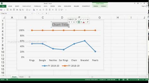 Insert A Line With Markers Chart