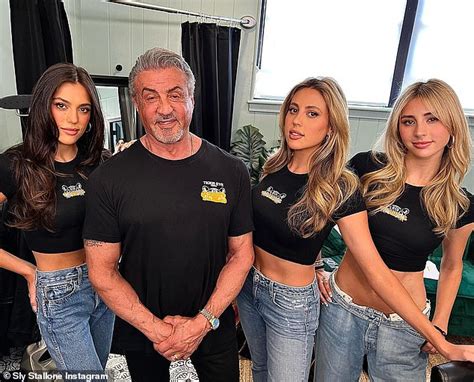 Sylvester Stallone poses with his stunning daughters before reality TV ...