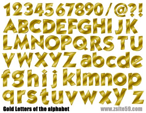 Z59 FAQS AND STORIES: Gold Letters of the Alphabet