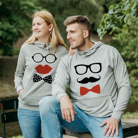 Customized Couple Hoodies "Lips" – Great Gifts For Couple