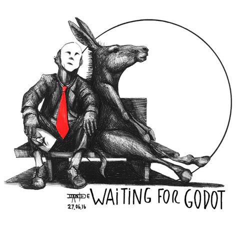 waiting for Godot | Illustration artwork, Artwork, Illustration