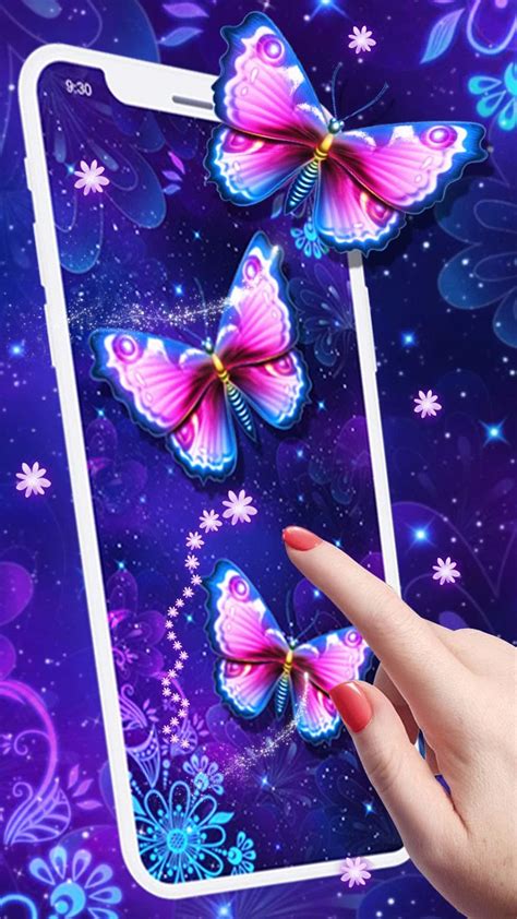 Purple Butterfly Live Wallpaper APK Android 版 - 下载