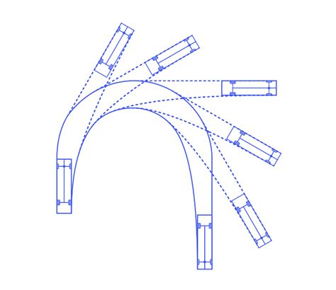 Car Turning Circle Diagram Cad