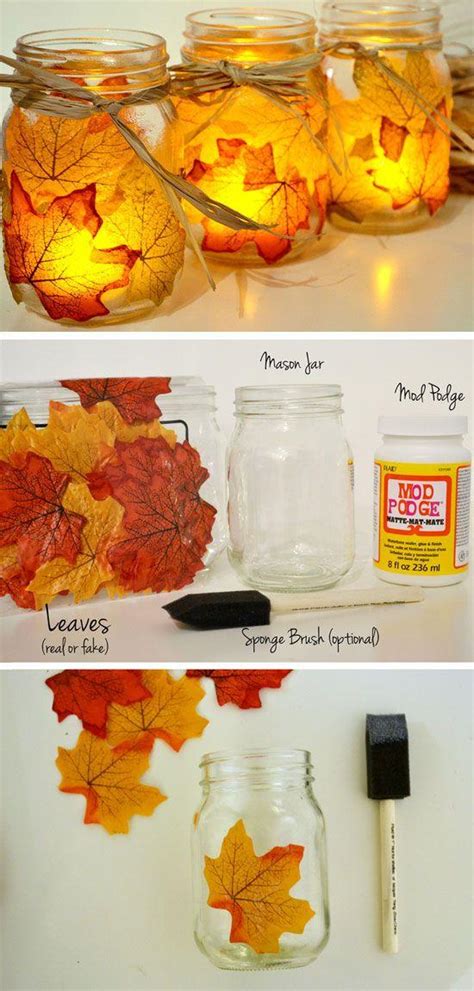 DIY Thanksgiving decoration – how to make unique jars | | Founterior