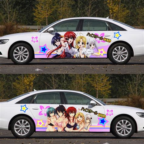 Anime Girl Car Wrap, Anime Car Vinyl Decal, Anime Girl Car Sticker, Racing car decal, Anime Car ...