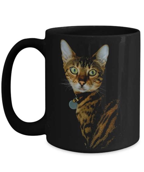 Bengal Cat Gifts Mug Beautiful Bengal Cat Black Coffee | Etsy