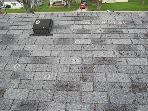 North American Contractors Photo Album - Hail Damage on a Shingle Roof ...