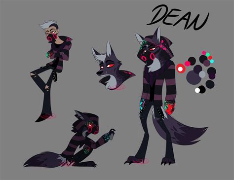 OC Dean - Helluva Boss (concept art) by Vea-V on DeviantArt Game Character Design, Fantasy ...