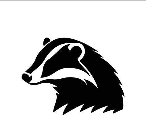 badger black silhouette 38099750 Vector Art at Vecteezy