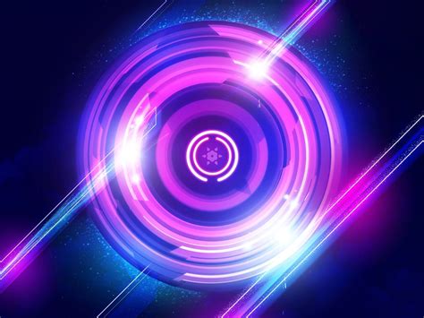 Neon Circle Wallpapers - Wallpaper Cave