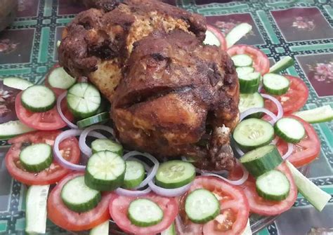 Arabic Mashawi Chicken.. #Grilling/Barbecue Recipe by Zeenath Muhammad Amaanullah - Cookpad