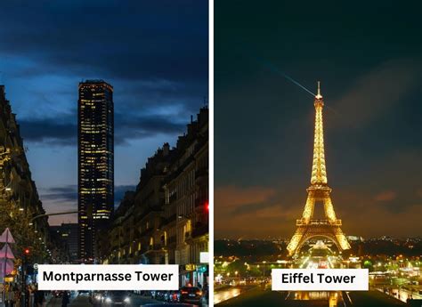 Montparnasse Tower vs Eiffel Tower