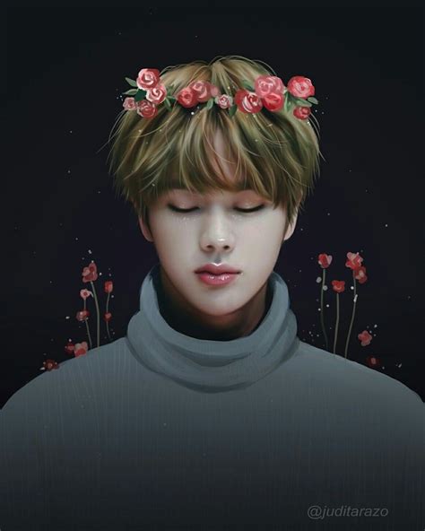 BTS JIN FANART | Flower boys, Bts, Hayran sanatı