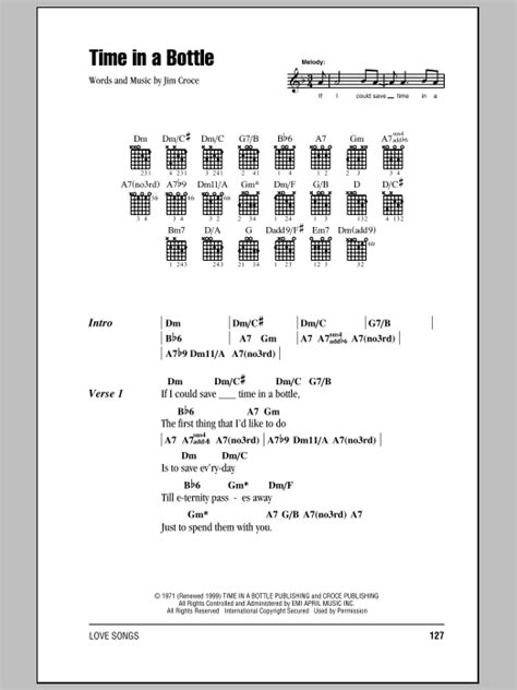 Time In A Bottle by Jim Croce - Guitar Chords/Lyrics - Guitar Instructor