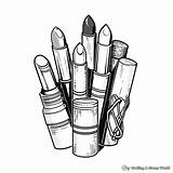 Lipstick Coloring Pages  Free & Printable sketch template