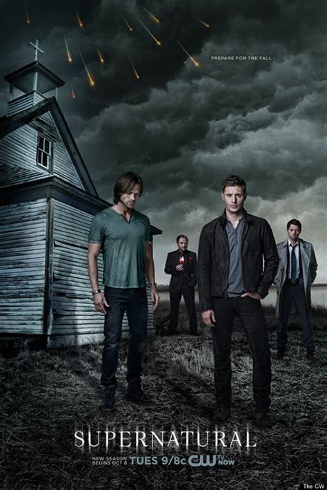 'Supernatural' Season 9 Poster: Sam, Dean, Castiel And Crowley Prepare For The Fall (PHOTO ...