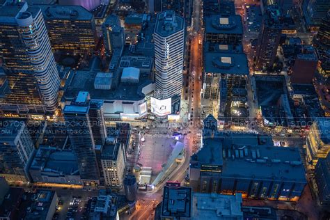 Aerial Photo | Yonge-Dundas at Night