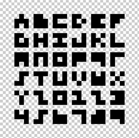 Minecraft Font Pixel Art