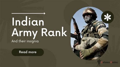 Indian Army Ranks and Its Insignia