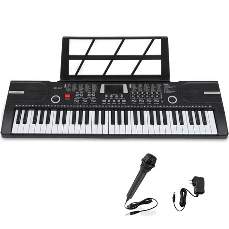 Buy MIZAYI 61 Keys Keyboard Piano, Electronic Digital Piano with Built-In two Speaker Microphone ...