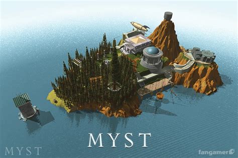 Myst Island Poster in 2021 | Indie art, Island, Merchandising companies