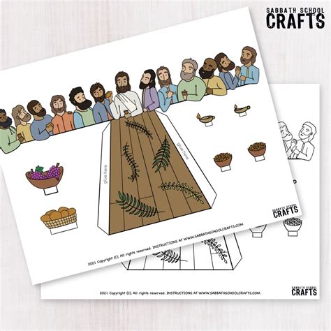 The Last Supper Craft For Kids