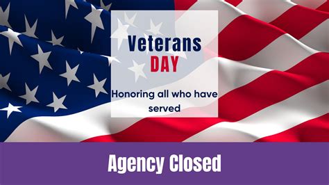 Veteran's Day Holiday - Agency Closed - Beyond Blindness