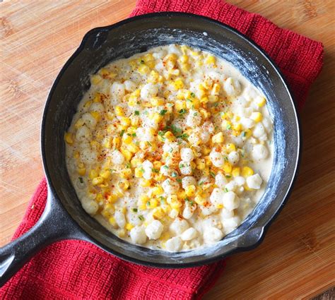 Grilled Creamed Corn with Hominy {Vegan} - TheVegLife