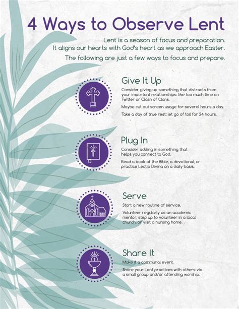 4 Ways to Observe Lent | The United Methodist Church | Lent, Lent ...