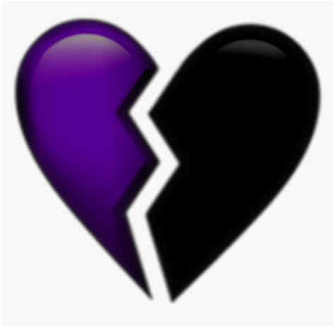 Transparent Broken Heart Emoji Png - img-klutz