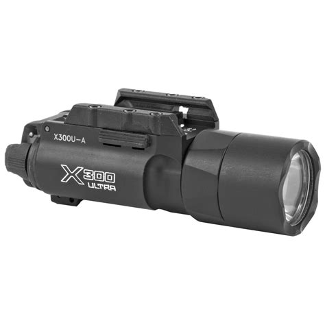 Surefire X300U, Ultra-High-Output Handgun Light, 1000 Lumens, Black (X300U-A) - City Arsenal