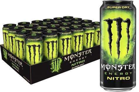 Buy Monster EnergyNitro Super Dry Maximum Strength Drink 16, 384 Fl Oz, (Pack of 24) Online at ...