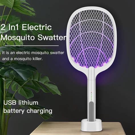 Rechargeable Electric Fly Swatter Night Light