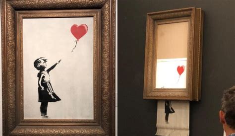 Banksy lo vuelve a hacer: destruye su obra luego de haberla subastado