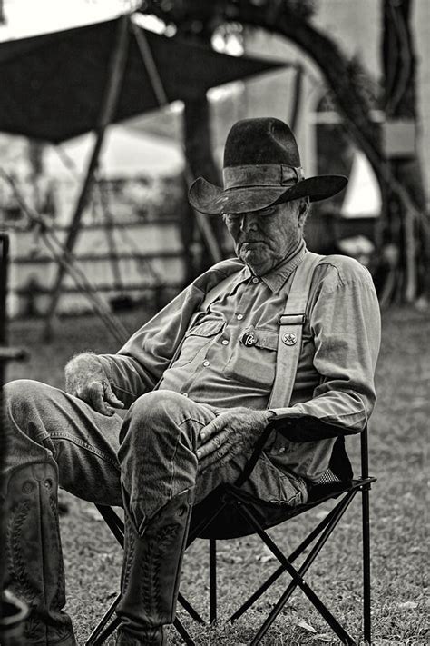 Cowboy and the Ten Gallon Hat Photograph by Jonathan Davison - Pixels