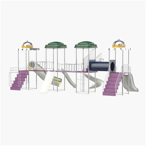 Playground Or Water Park Slides 3D - TurboSquid 2120311