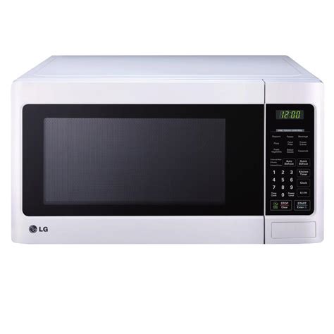 LG Electronics 1.1 cu. ft. Countertop Microwave in Smooth White-LCS1112SW - The Home Depot