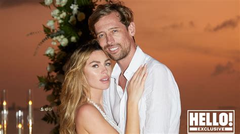 Abbey Clancy and Peter Crouch renew wedding vows on a private island in the Maldives - exclusive ...