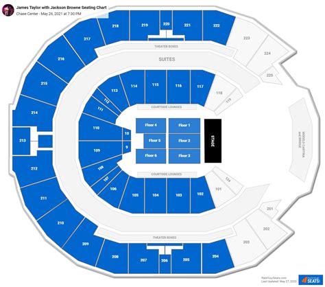 Chase Center Seating Charts for Concerts - RateYourSeats.com