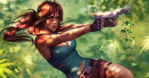 10 Pieces Of Lara Croft Fan Art That Prove She's The Best Relic Hunter