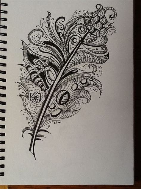 zentangle feather patterns step by step - Google Search | Zentangle art, Doodle art, Tangle art