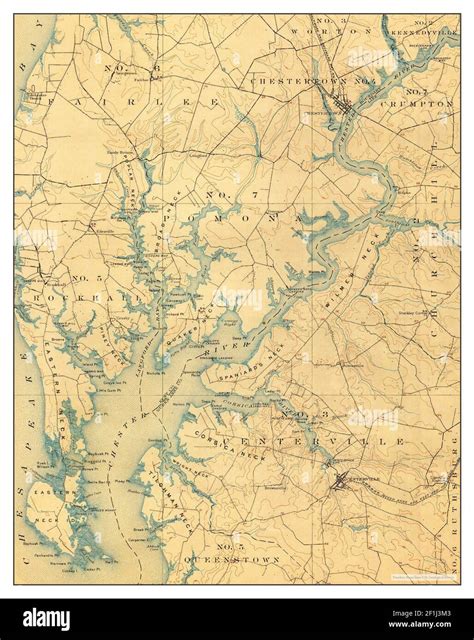 Chestertown, Maryland, map 1901, 1:62500, United States of America by Timeless Maps, data U.S ...