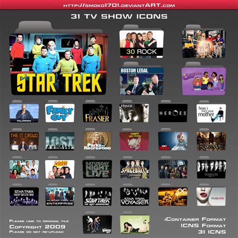 TV Show Folder Icons by smoko1701 on DeviantArt