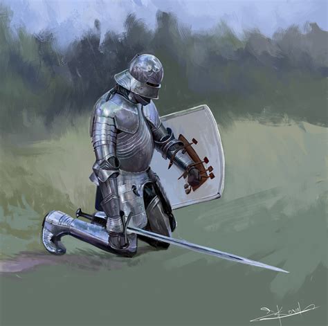 ArtStation - German knight of the late Middle Ages