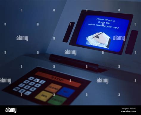 Late 1990's Automatic Bank Teller Machines Stock Photo - Alamy