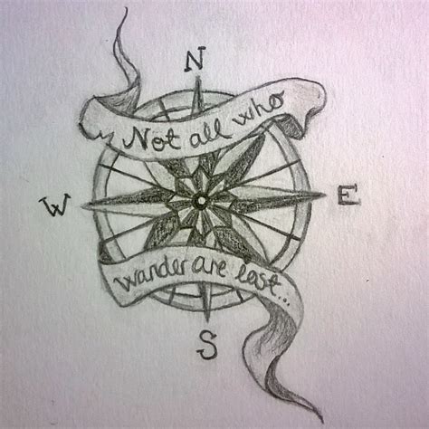 Nautical Compass Drawing at GetDrawings | Free download