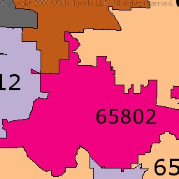 Map Of Springfield Mo Zip Codes